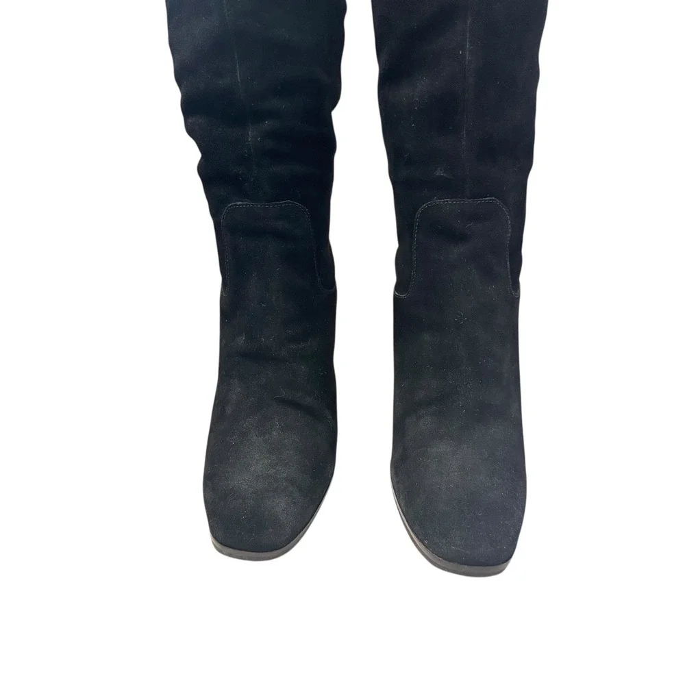 Marc Fisher Netty Black‎ Suede Tall Knee Boot Sz 8.5